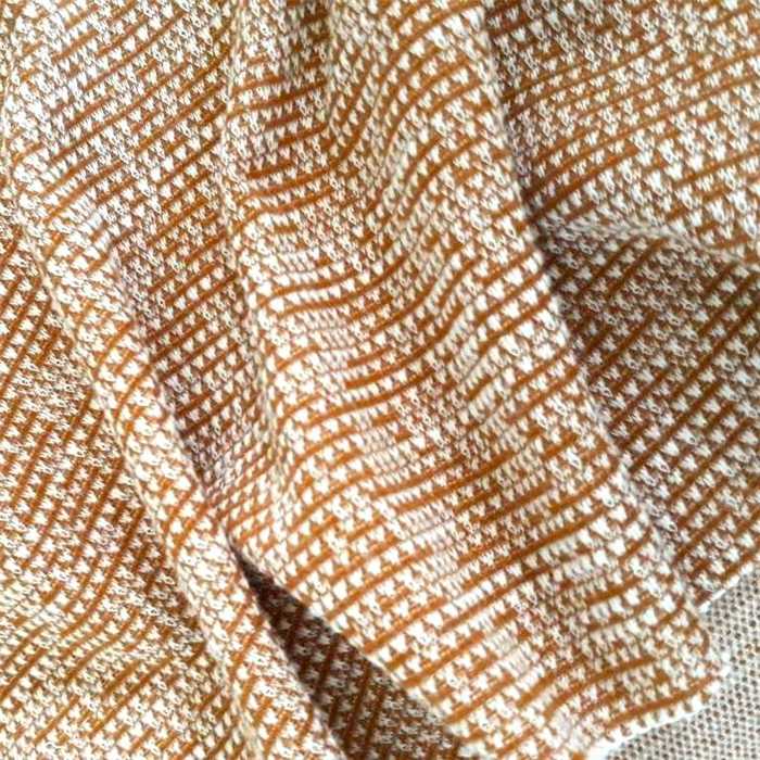 Jersey maille ocre - Coupon de 1,9 m Jersey maille ocre - Coupon de 1,9 m