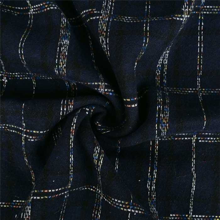 Jersey Milano (punta) Check Navy Jersey Milano (punta) Check Navy