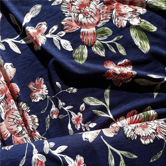Jersey oeillets roses Jersey oeillets roses