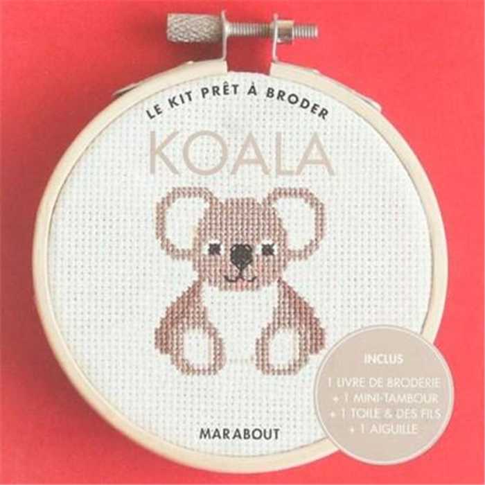 Kit prêt à broder Koala Kit prêt à broder Koala