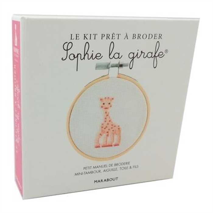 Kit prêt à broder Sophie la girafe Kit prêt à broder Sophie la girafe