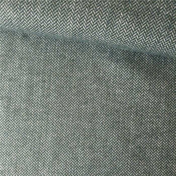 Lainage Haring bone Blue - Coupon de 90 cm Lainage Haring bone Blue - Coupon de 90 cm