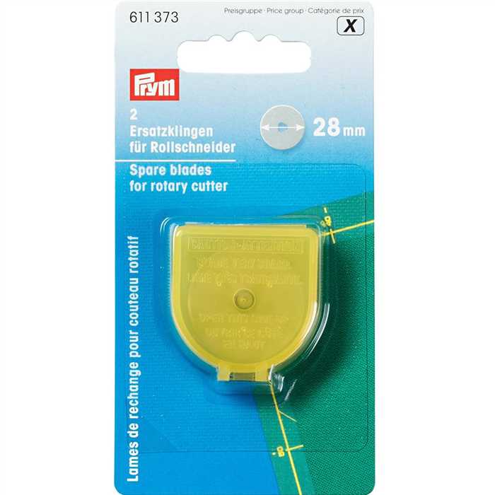 Lame de rechange pour cutter rotatif 28 mm Lame de rechange pour cutter rotatif 28 mm