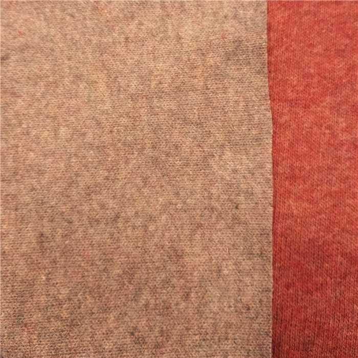 Maille double face Rouille - Taupe Maille double face Rouille - Taupe