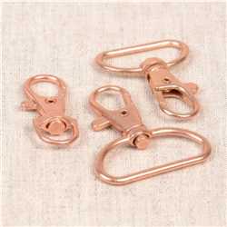 Mousqueton Métal 30 mm (2 pièces)