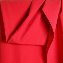 Popeline de coton Bio Rouge pastèque