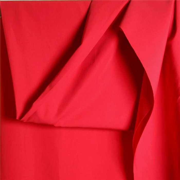 Popeline de coton Bio Rouge pastèque Popeline de coton Bio Rouge pastèque