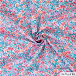 Popeline de coton Darwin Flora