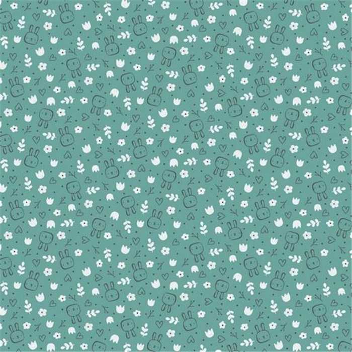 Popeline de coton Sweet Bunny Popeline de coton Sweet Bunny