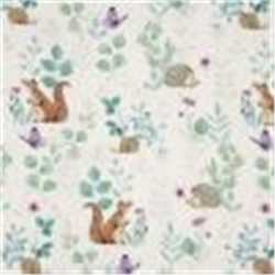 Popeline de coton Vegan Life