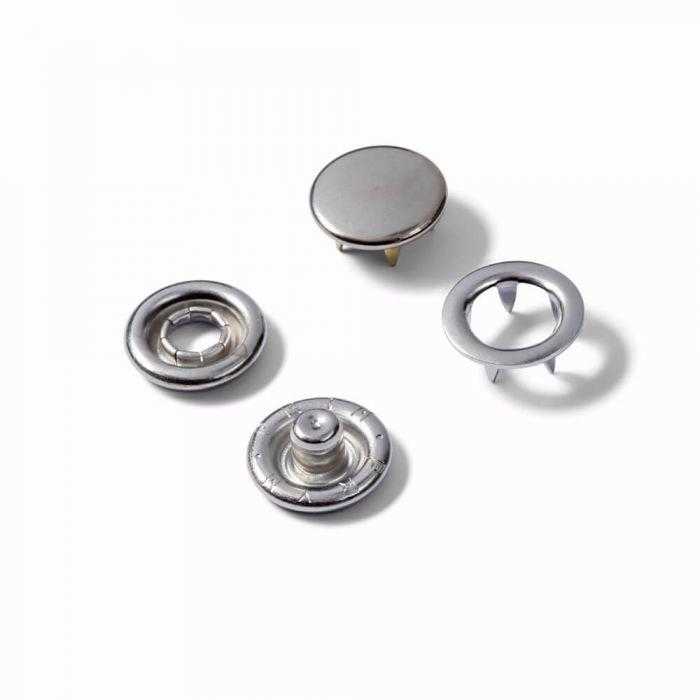 Pressions Jersey 10 mm Argent (Recharge)