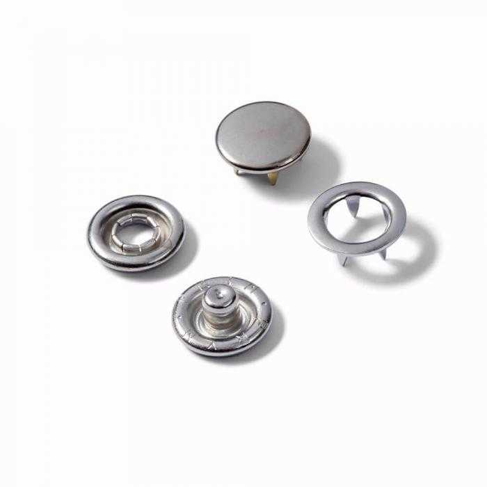 Pressions Jersey 10 mm Argent (Recharge) Pressions Jersey 10 mm Argent (Recharge)