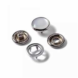 Pressions Jersey 12 mm Nacre (Recharge)