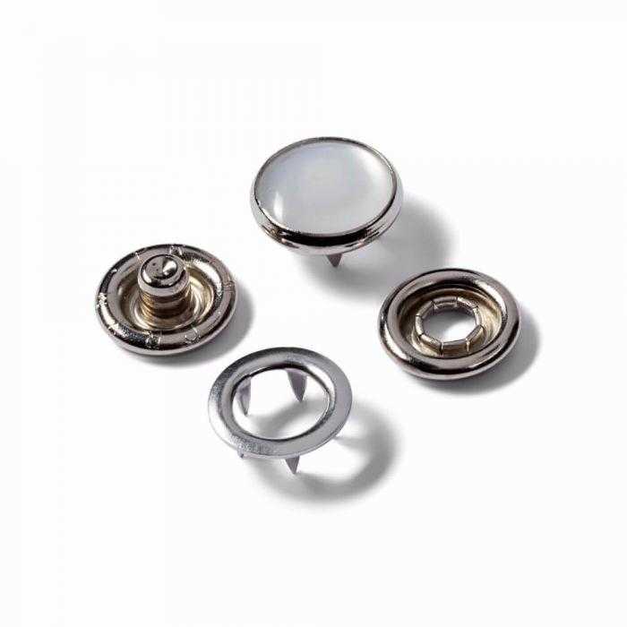 Pressions Jersey 12 mm Nacre (Recharge) Pressions Jersey 12 mm Nacre (Recharge)