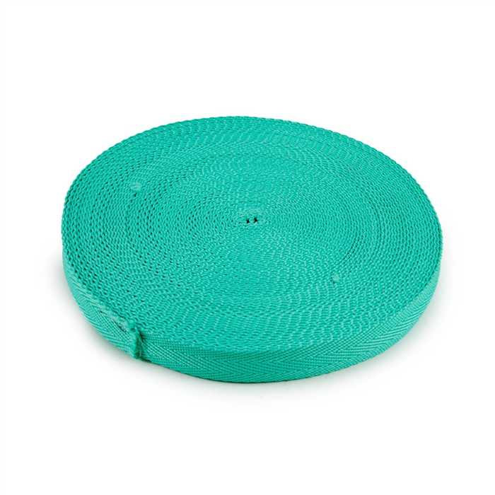 Sangle chevrons uni Aqua 30 mm Sangle chevrons uni Aqua 30 mm