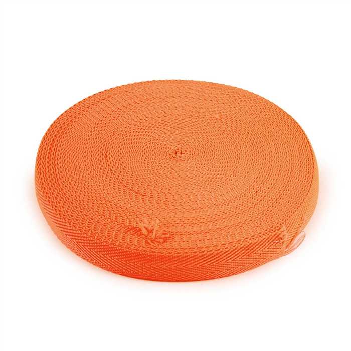 Sangle chevrons uni Orange fluo 30 mm Sangle chevrons uni Orange fluo 30 mm