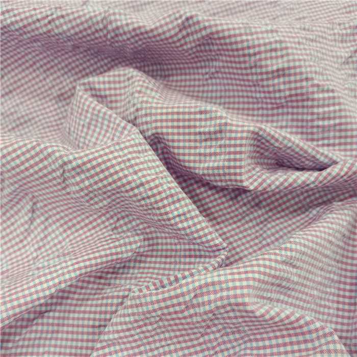 Seersucker mini checks rose Seersucker mini checks rose