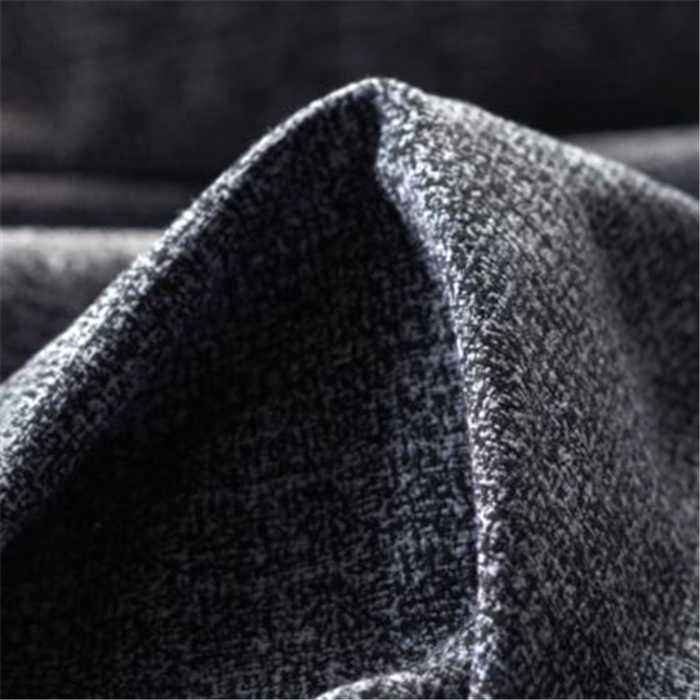 Sergé chiné noir Sergé chiné noir