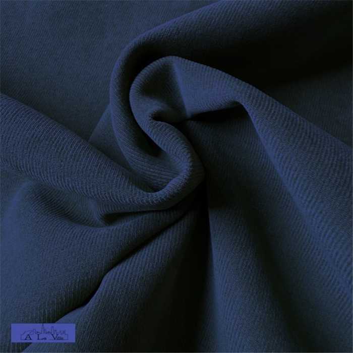 Sergé velouté bleu marine Sergé velouté bleu marine