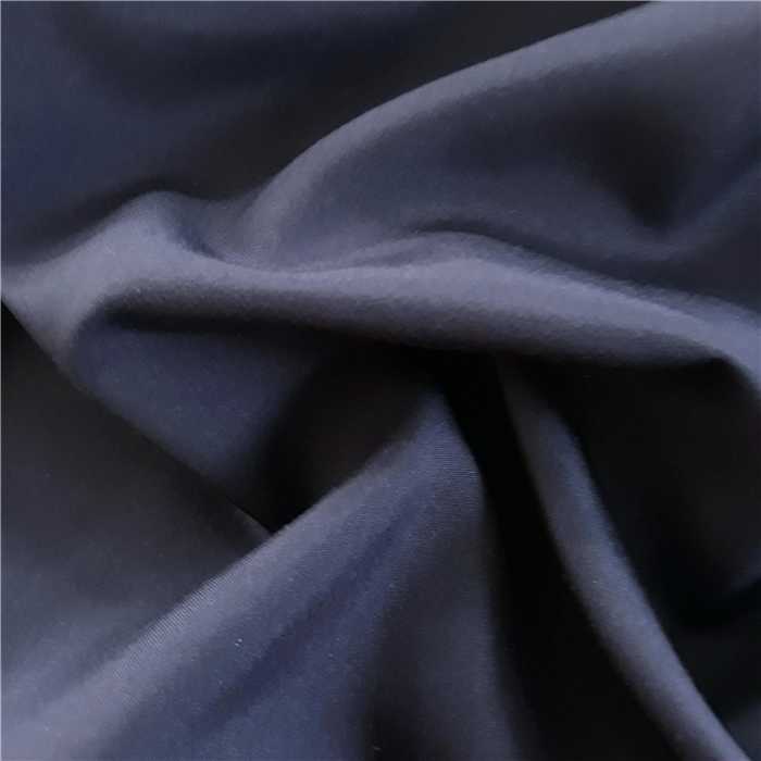 Soie bleu nuit - Coupon de 40 cm