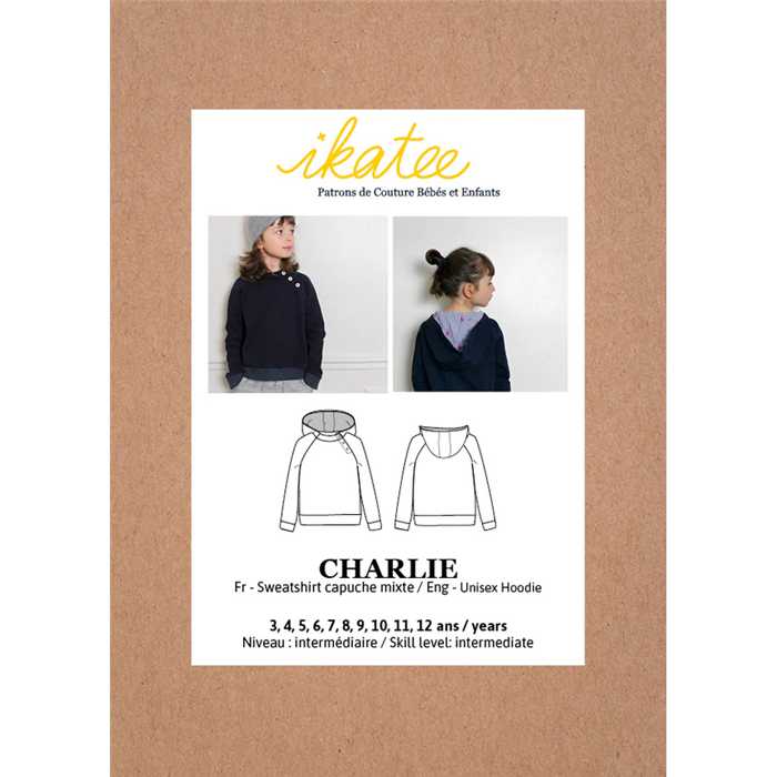 Sweat capuche mixte Charlie Sweat capuche mixte Charlie