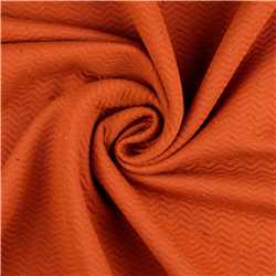 Sweat chevrons matelassé Paprika