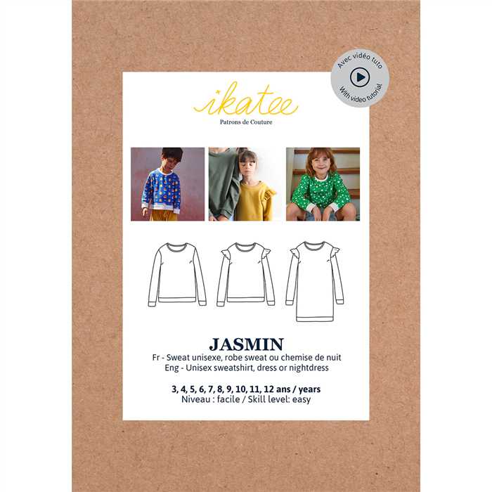 Sweat, robe sweat unisexe Jasmin Kids Sweat, robe sweat unisexe Jasmin Kids
