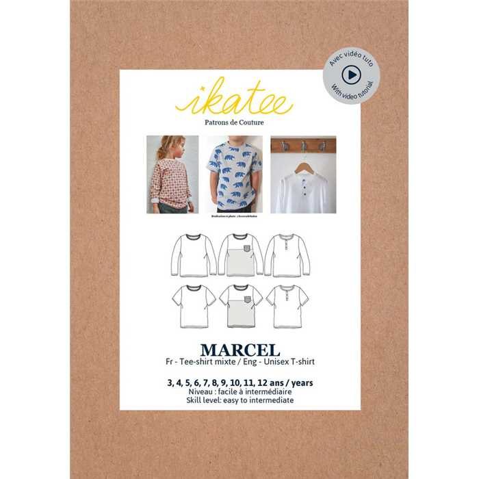T-shirt mixte Marcel Kids T-shirt mixte Marcel Kids