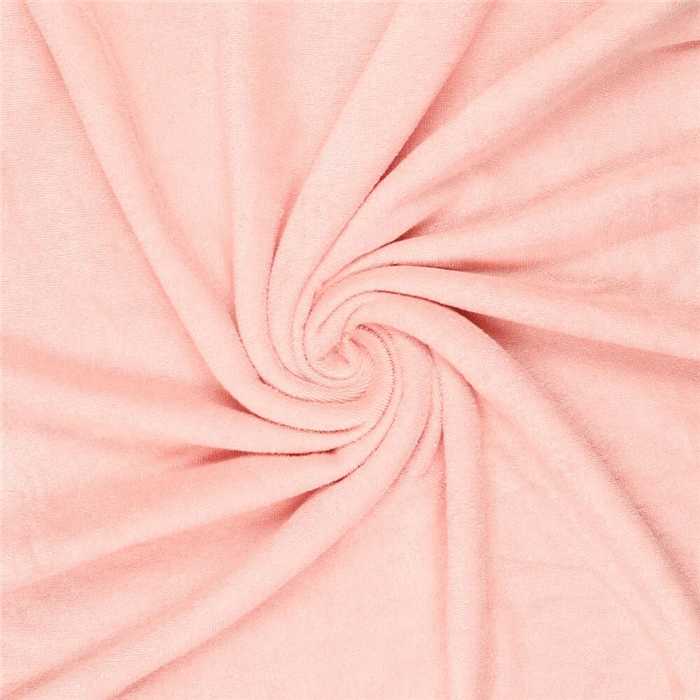 Tissu éponge Bambou Rose Tissu éponge Bambou Rose