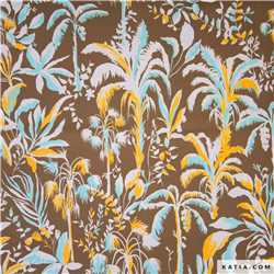 Tissu non extensible pour maillot de bain Cocoa Palm