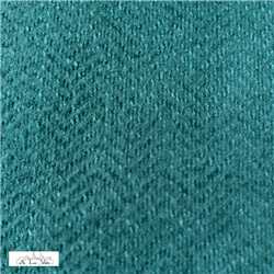 Tissu tricot chevrons Vert mélèze