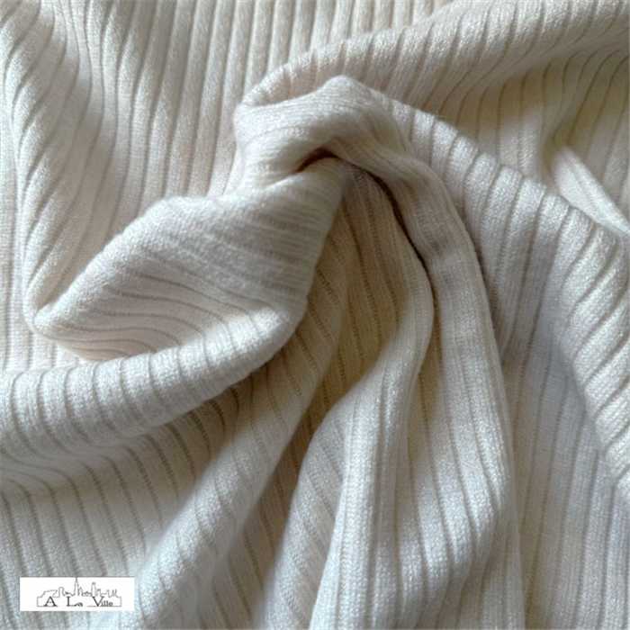 Tricot côtelé Ecru Tricot côtelé Ecru