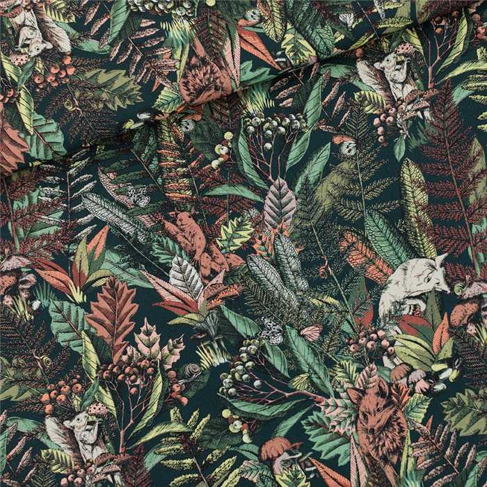 Twill de coton Autumn joy Forest river Twill de coton Autumn joy Forest river