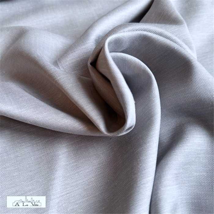 Twill de lin-lyocell Gris acier Twill de lin-lyocell Gris acier
