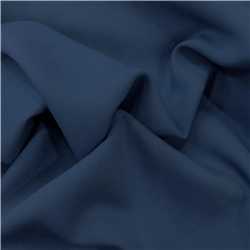 Twill laine-viscose Bleu français
