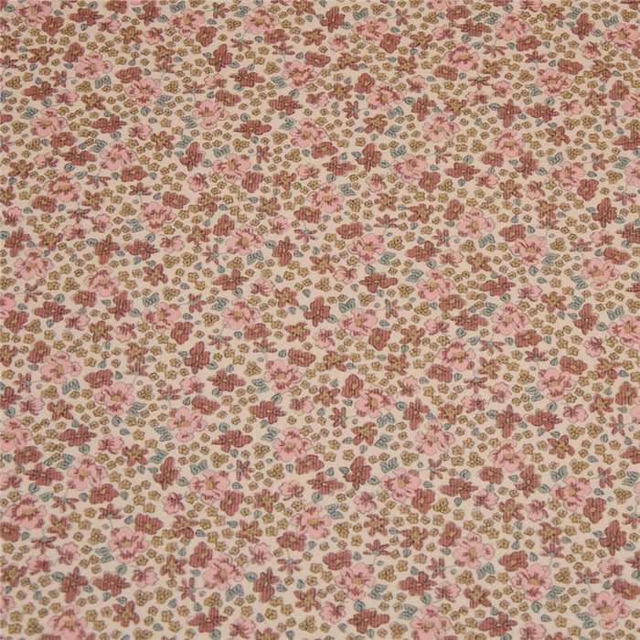 Velours fin milleraie Fleurs rosées Velours fin milleraie Fleurs rosées