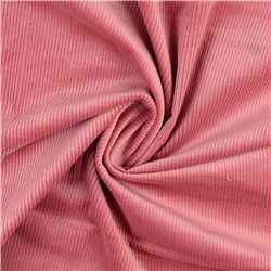 Velours stretch Vieux Rose