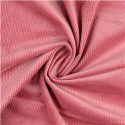 Velours stretch Vieux Rose - Coupon de 65 cm