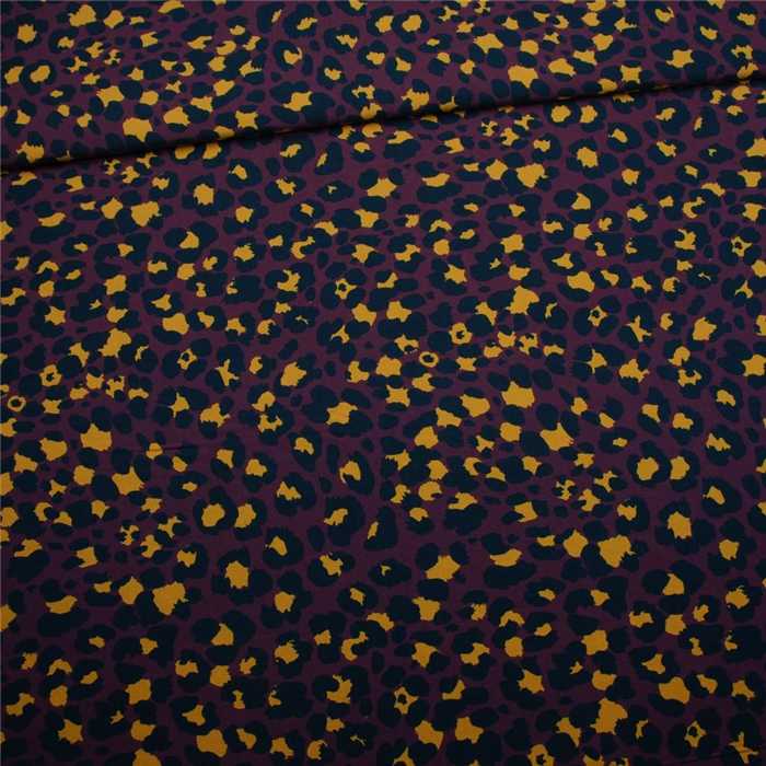 Viscose Aubergine panther Viscose Aubergine panther