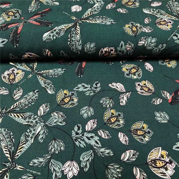 Viscose Dragonfly green Viscose Dragonfly green