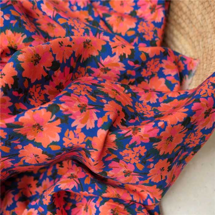 Viscose Floral Flames Viscose Floral Flames