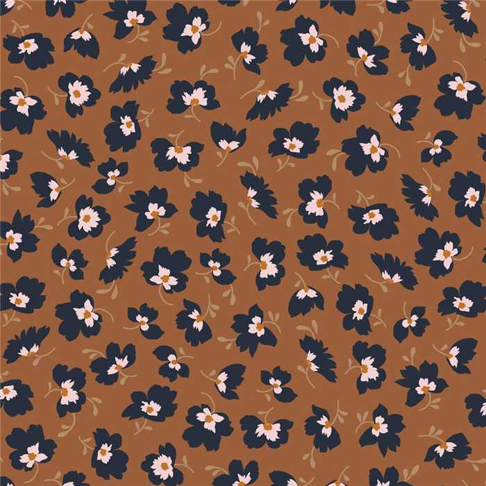 Viscose Flowers Terracotta Viscose Flowers Terracotta