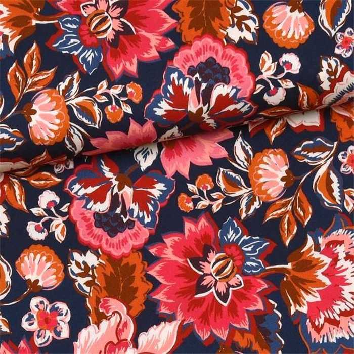 Viscose stretch Nocturne floral Viscose stretch Nocturne floral