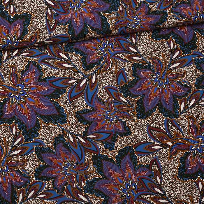 Viscose Stunning Indian Floral Viscose Stunning Indian Floral