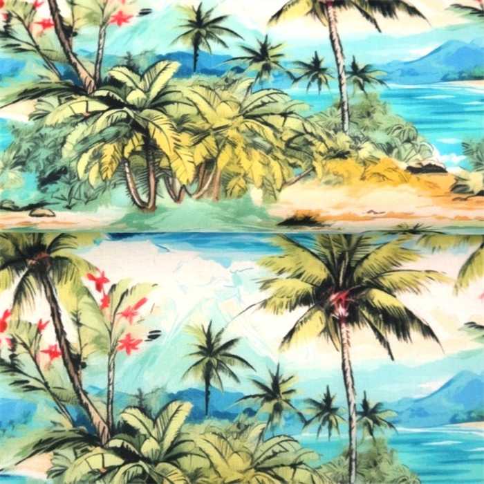 Voile de coton Hawai Holiday Voile de coton Hawai Holiday