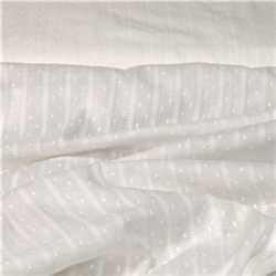 Voile de coton plumetis